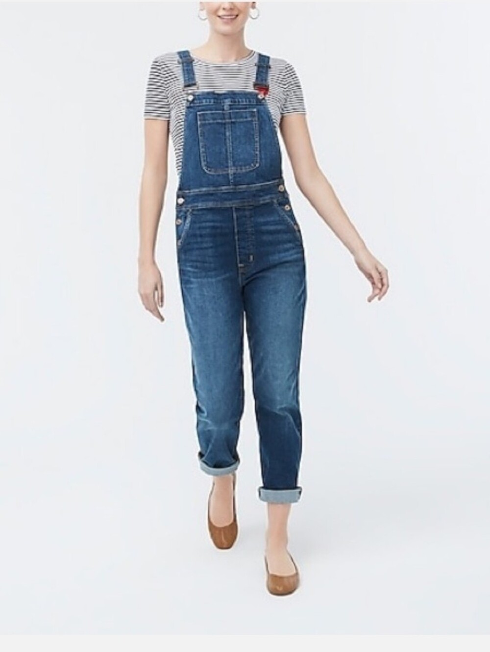 J.Crew Classic Blue Denim Women’s Overalls Skinny Size XS